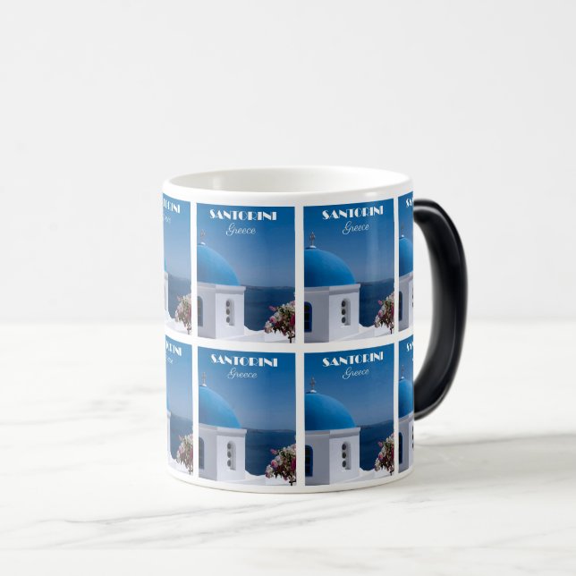 Mug Magic Charme idyllique de Santorin (Devant droit)
