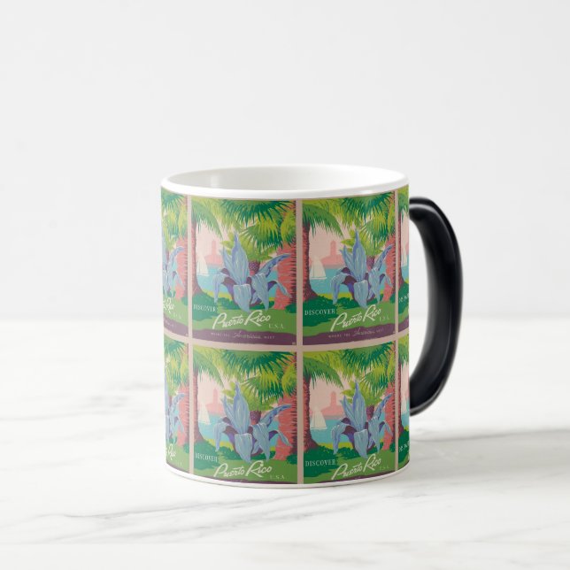 Mug Magic Charme Porto Rico vintage (Devant droit)
