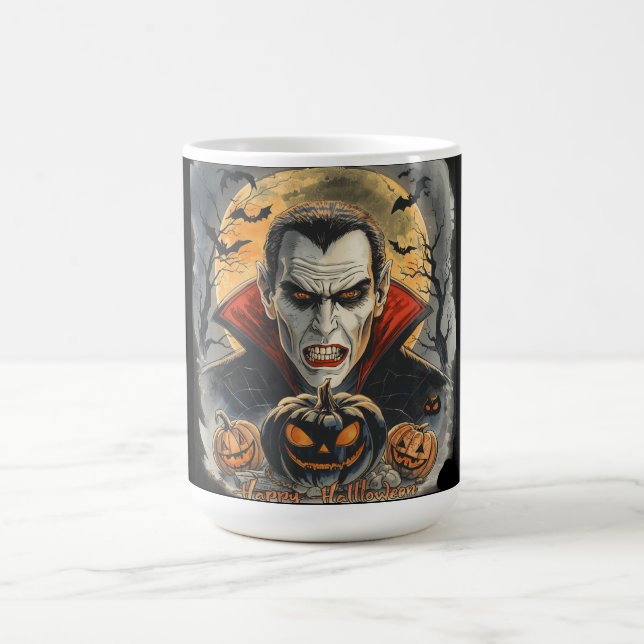 Mug Magic Chasseur de vampires assoiffé de sang sous la plei (Centre)