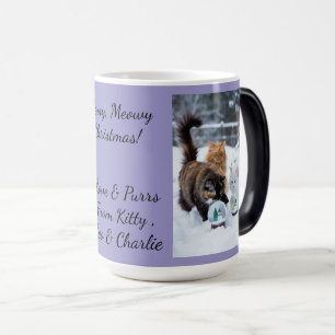Mug Magic Chat avec boule à neige, Noms d'images Texte, Pers