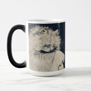 Mug Magic Chat de plaie vintage par Louis William Nom Wain