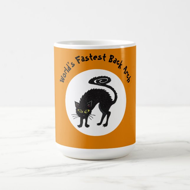 Mug Magic Chat Drôle,Chat Mignon,Mug Arche De Dos La Plus Ra (Centre)