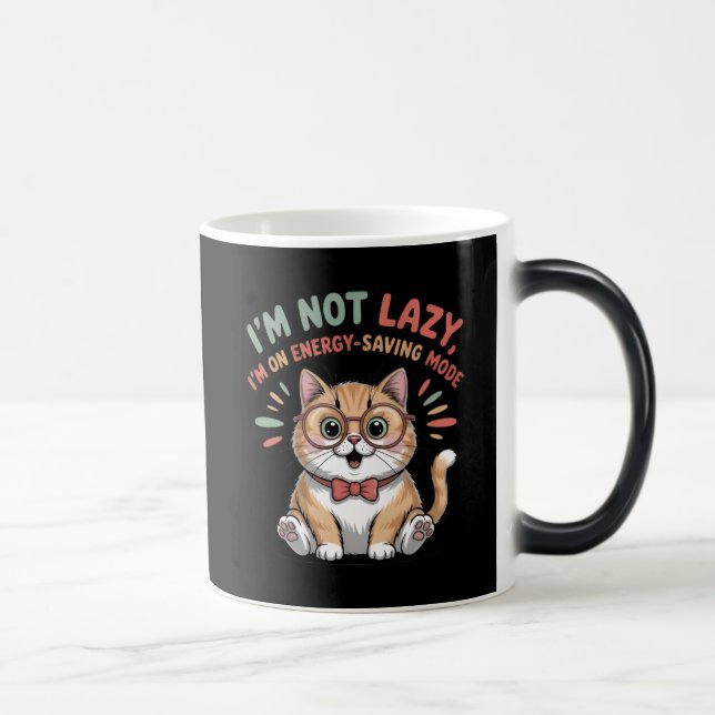 Mug Magic Chat en mode d'économie d'énergie (Droite)