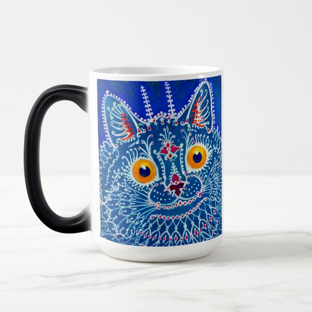 Mug Magic Chat gothique bleu (Gauche)