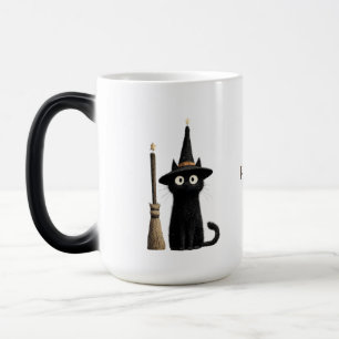 Mug Magic Chat noir fantaisiste Joyeux Halloween
