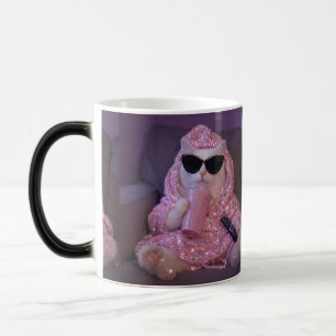 Mug Magic    Chat paresseux glamour avec lunettes de soleil 