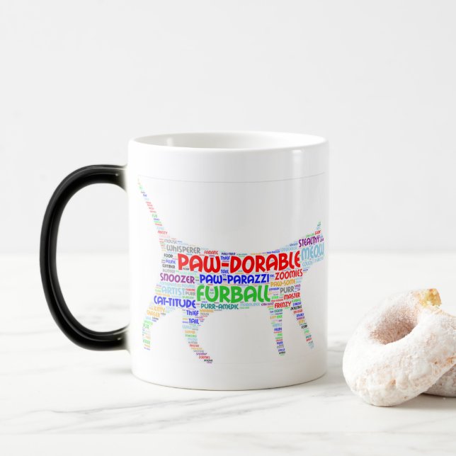 Mug Magic Chat Purr-Dorable (Avec donut)