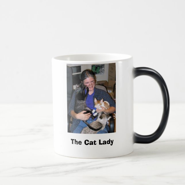 Mug Magic chat - smokey et verres, Madame de chat (Droite)