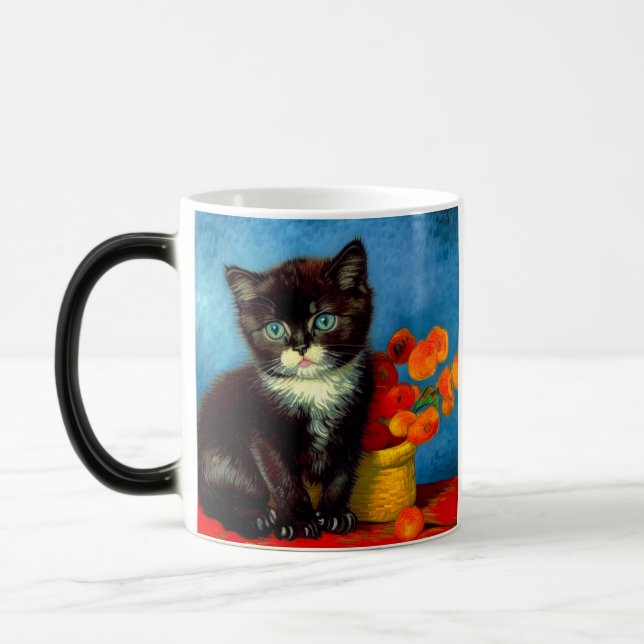 Mug Magic Chat smoking Van Gogh  (Gauche)