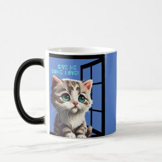 MUG MAGIC CHAT SUR LE DEVIS DE FENÊTRE