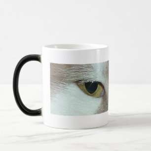 Mug Magic Chat Tabby Blanc et Orange
