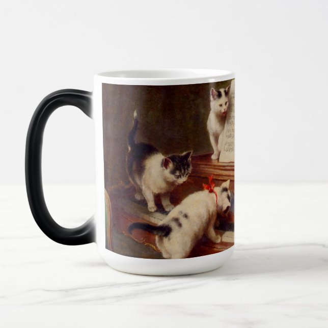 Mug Magic Chatons et piano (Gauche)