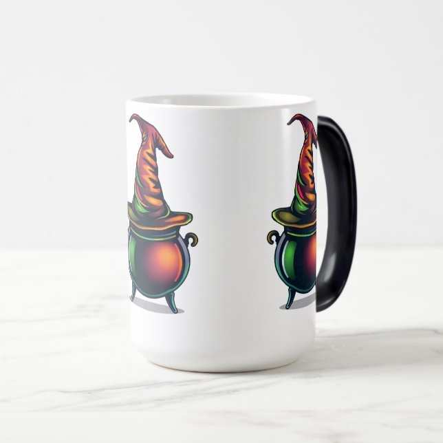 Mug Magic Chaudière d'Halloween (Devant droit)