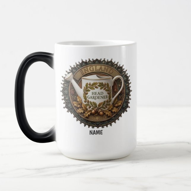 Mug Magic Chef jardinier | Eau de patrimoine britannique per (Gauche)