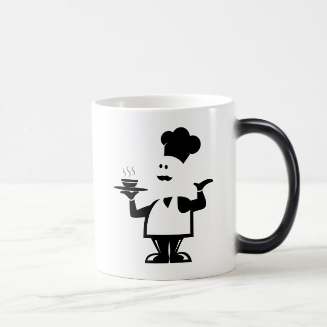 Mug Magic Chef tenant un bol de soupe (Droite)