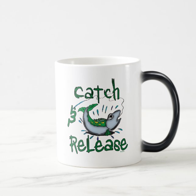 Mug Magic Chemises de pêche de capture et de déverrouillage (Droite)