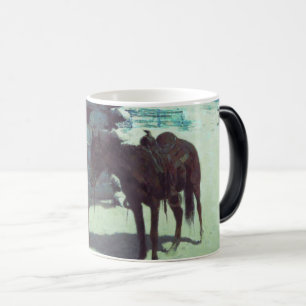 Mug Magic Cheval et Cowboy neige hivernale