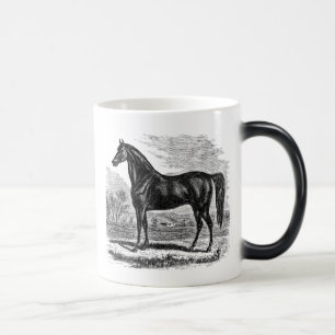 Mug Magic Cheval vintage de 1800s - modèle de cavalier de