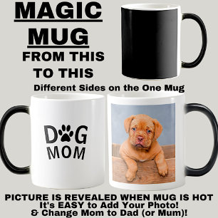 Mug Magic Chien Maman ou Papa - Ajouter Votre Chien Photo -