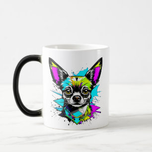 Mug Magic Chihuahua style Cyberpunk Art Chi Mom