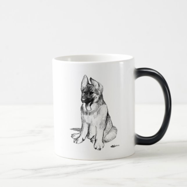 Mug Magic Chiot berger allemand (Droite)