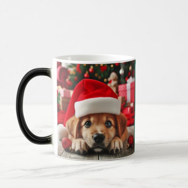 Mug Magic Chiot d'assistance de père Noël (Gauche)