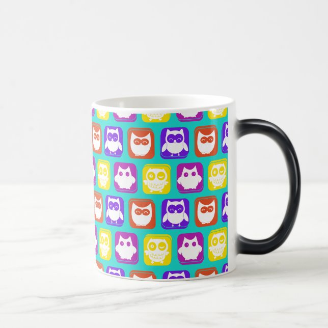 Mug Magic Chouette colorée Motif (Droite)
