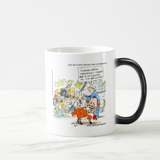 Mug Magic Chris Christie comme un renard drôle (Droite)