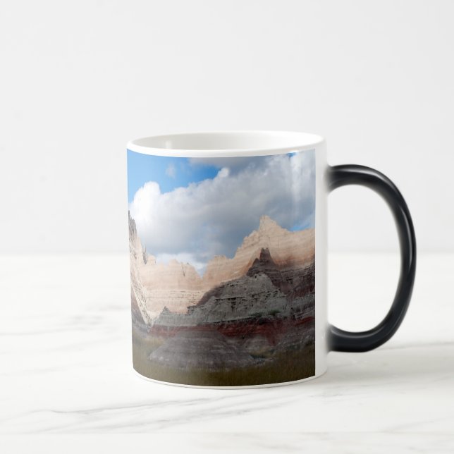 Mug Magic ciel nuageux profondément bleu national de scène (Droite)
