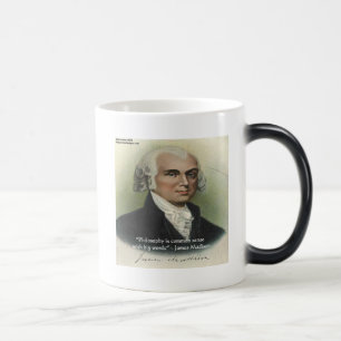 Mug Magic Citation de James Madison "Philosophie/Common Sens