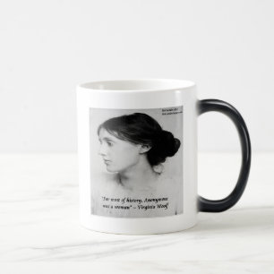 Mug Magic Citation de Virginia Woolf Anonymous Was A Woman