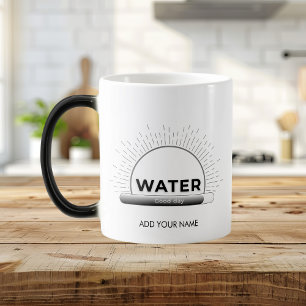 Mug Magic Citation d'eau de soleil radieux avec barre de bon