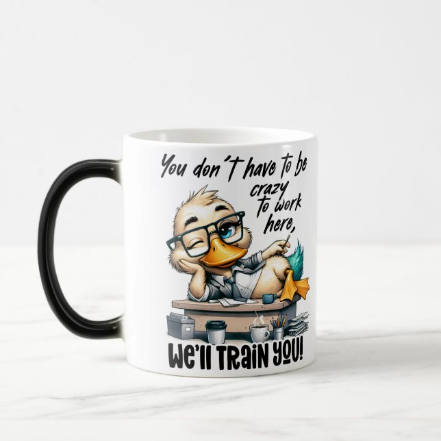 Mug Magic Citation drôle/sarcastique de la vie de bureau Wra (Gauche)