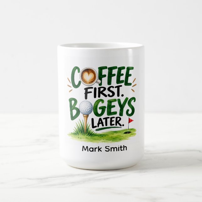 Mug Magic Citations drôles de golf pour golfeur  (Centre)