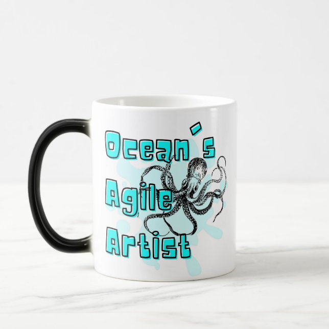 MUG MAGIC CITE OCTOPUS, ARTISTE OCEAN AGILE (Gauche)