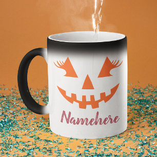 Mug Magic Citrouille personnalisée Jack O Lantern Halloween