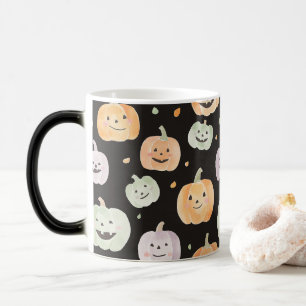 Mug Magic Citrouilles Halloween Automne Noir Orange Menthe L