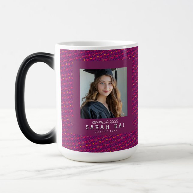 Mug Magic Classe de finissants à motif aztèque classique (Gauche)