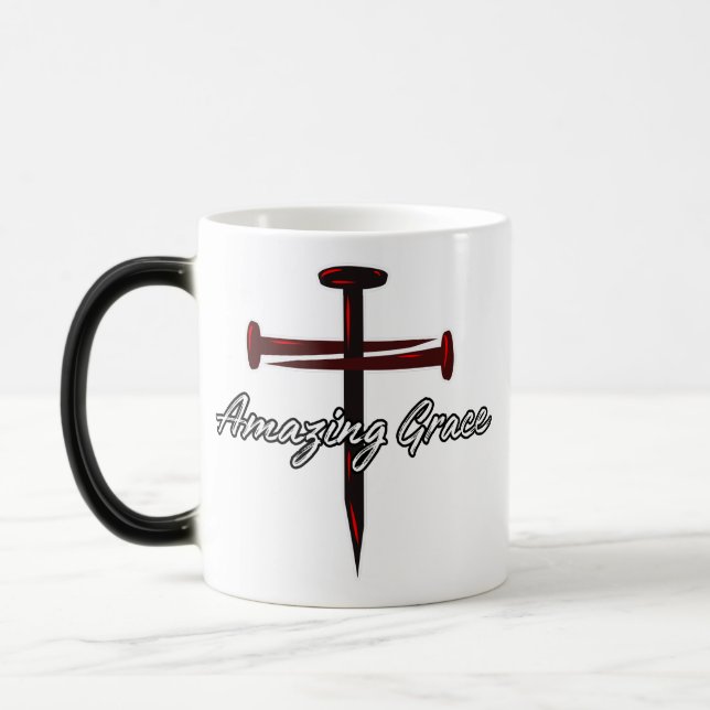 Mug Magic Clou de Grâce Incroyable Croix Chrétienne (Gauche)