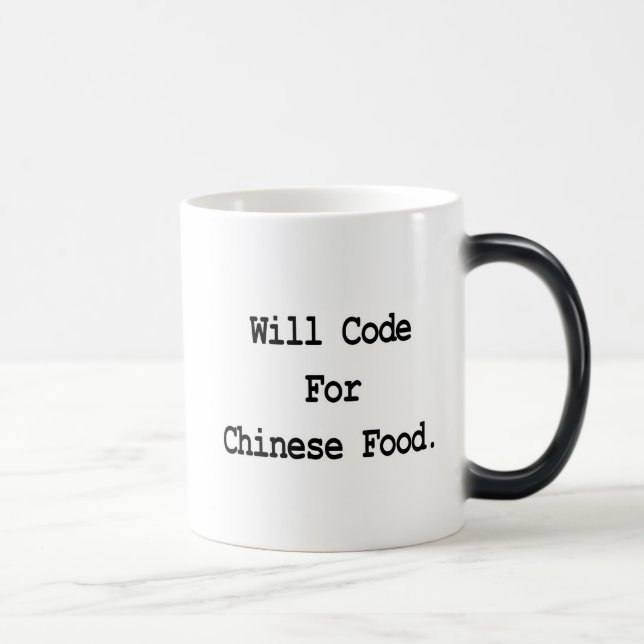 Mug Magic code pour les aliments chinois (Droite)