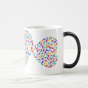 Mug Magic Cœur fait de Dogues Allemands