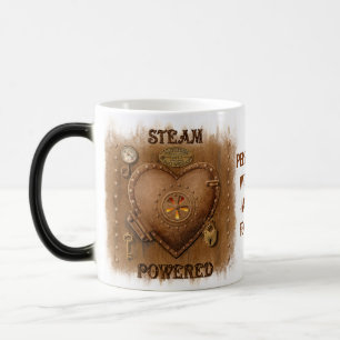 Mug Magic Coeur Steampunk personnalisé