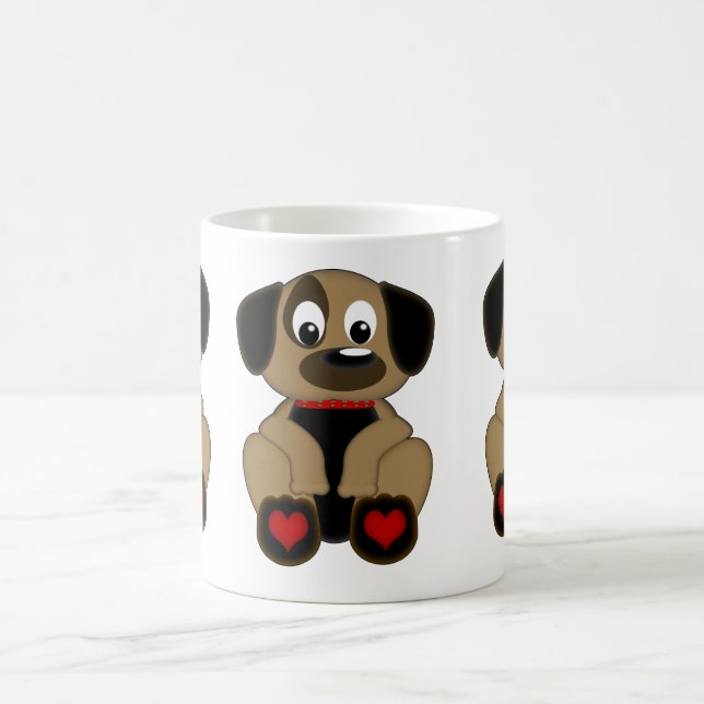 Mug Magic Coeurs de chienchien (Centre)