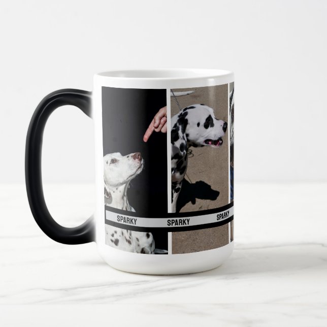 Mug Magic Collage photo pour animal de compagnie personnalis (Gauche)