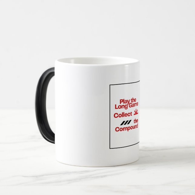 Mug Magic  Collectez les intérêts composés  (Devant gauche)