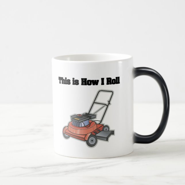 Mug Magic Comment je roule (tondeuse à gazon) (Droite)
