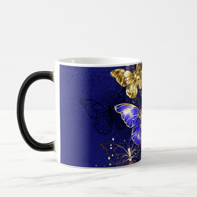 Mug Magic Composition avec papillons Sapphire (Gauche)