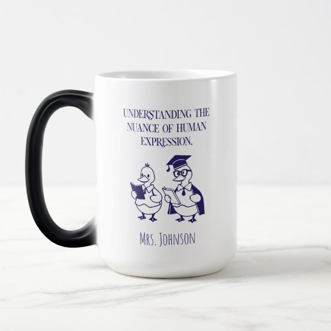 Mug Magic Compréhension de la Nuance de la Conception de l'E (Gauche)