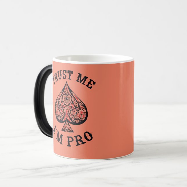 Mug Magic Conception de citation drôle de joueur de poker (Devant gauche)