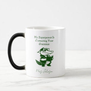 Mug Magic Conception de professeur d'anglais drôle de superp